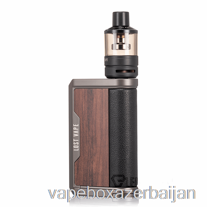 Vape Box Azerbaijan Lost Vape Centaurus Q200 Starter Kit [PODTANK] Gunmetal Walnut Wood